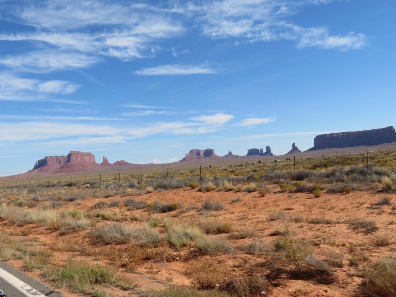 Close to Monument Valley
